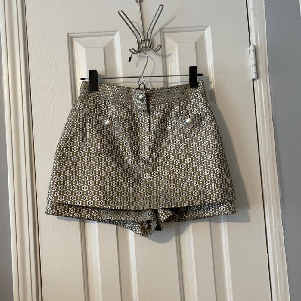 Metallic Maje skort